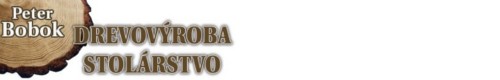 Peter Bobok - drevovýroba, stolárstvo logo