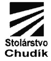 Maroš Chudík, stolárstvo logo