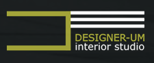 DESIGNER - UM - návrhy interiérov logo