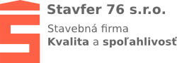 STAVFER 76 s.r.o. - Stavebná firma logo