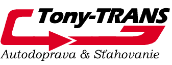 Tony-TRANS Autodoprava & Sťahovanie logo